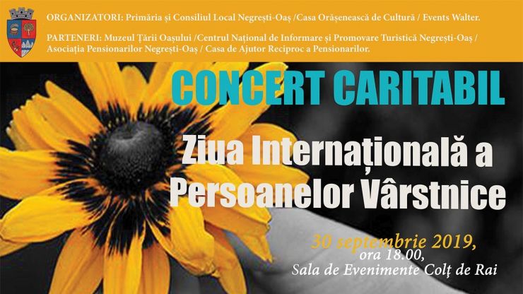 Concert caritabil de Ziua Internațională a Persoanelor Vârstnice, la Negrești-Oaș