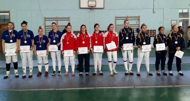 CS Satu Mare a cucerit medaliile de argint la Campionatul Național de spadă - juniori