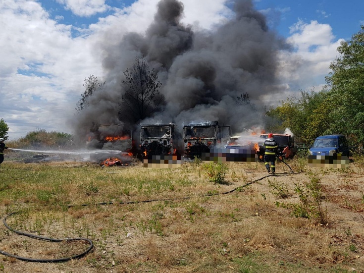 incendiu utilaje agricole odoreu 1