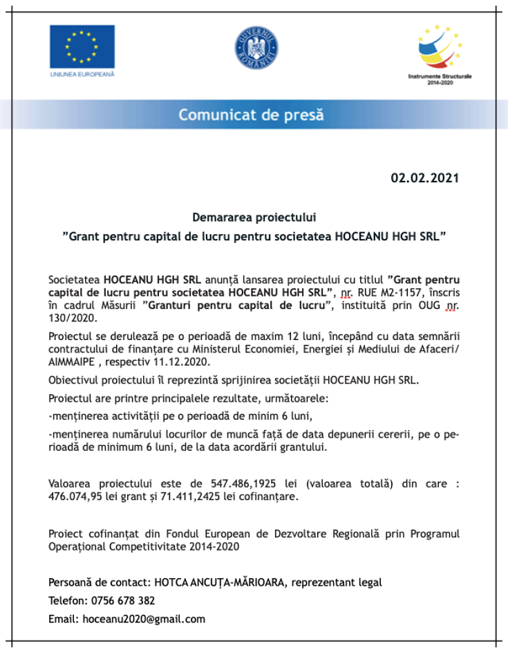 hoceanu demarare proiect1