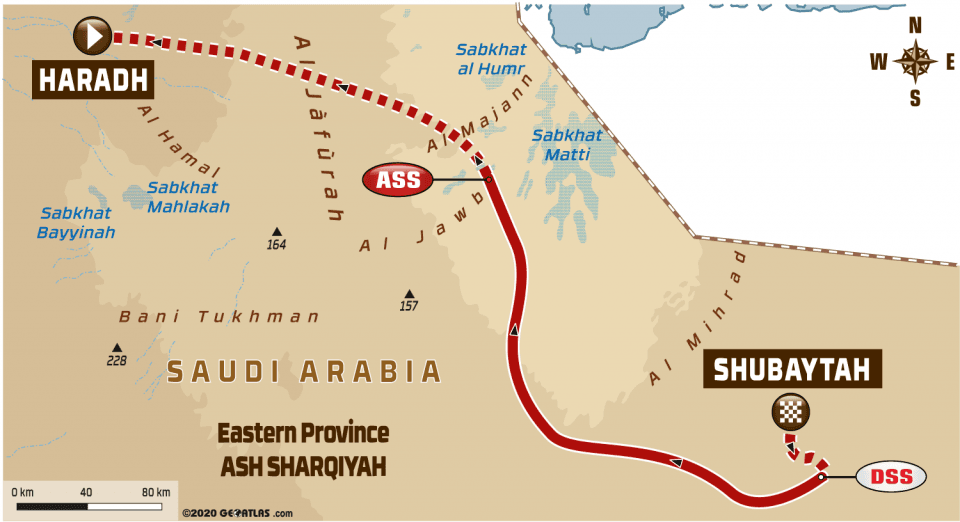 dakar2020 traseu ziua11