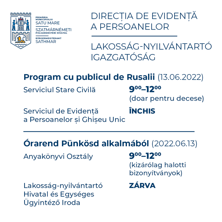 program rusalii