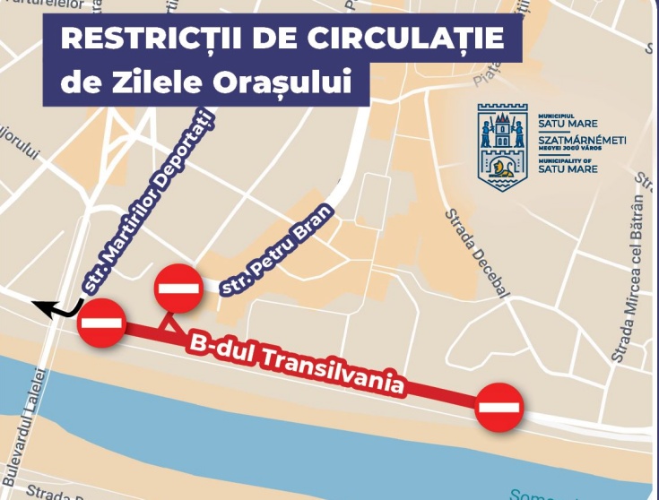 restrictii circulatie zilele orasului