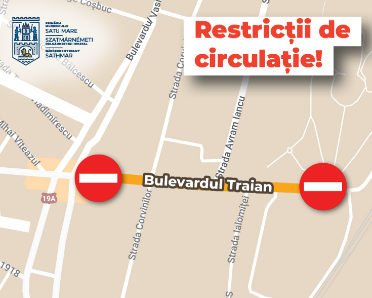 restrictii circulatie strada traian